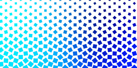 Light BLUE vector pattern in square style.