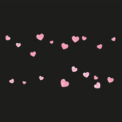 Wedding Border. Handdrawn Particles. Golden