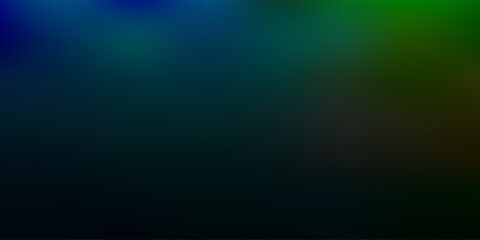 Light blue, green vector gradient blur template.