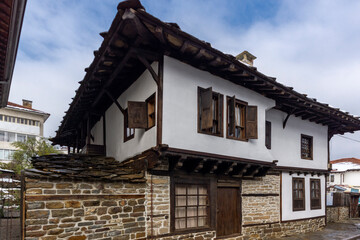 Fototapeta na wymiar Center of historical town of Tryavna, Bulgaria