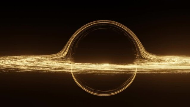 Black hole in space