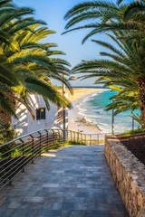 Photo sur Plexiglas The beach Playa de Morro Jable, Fuerteventura, Spain