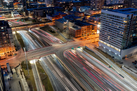 Chicago West Loop Long Exposure