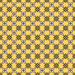 Fototapeta premium Seamless Vintage Banner Web Grid Line Artwork Carpet Print Fabric Swatch Graphic Design Wallpaper Art Backdrop Colorful Creative Shape Geometric Background Texture Textile Pattern