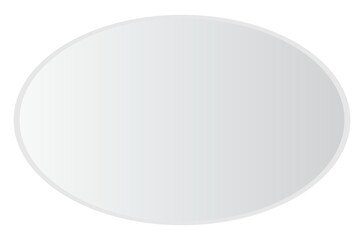 White Ellipse Banner or Label for Add Content and Text.