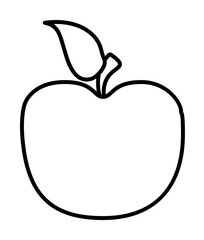 an Apple sketch icon illustration design art
