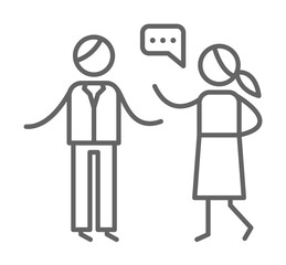 Argument, family icon illustration design art