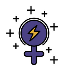 Fototapeta premium women's day, venus, female, power,sign icon