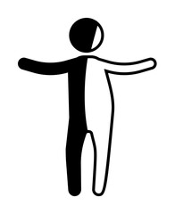 invisible Man icon illustration design art