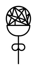 Obraz premium pearl icon illustration design art