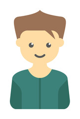 avatar of boy colored icon illustration design art