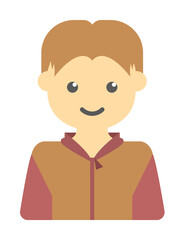 avatar of guy colored icon illustration design art
