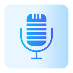 mic gradient icon