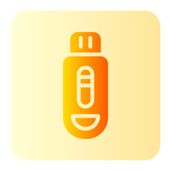 flash drive gradient icon