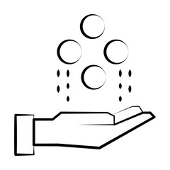 Psychokinesis icon illustration design art