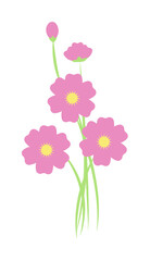 blossom colored icon illustration design art