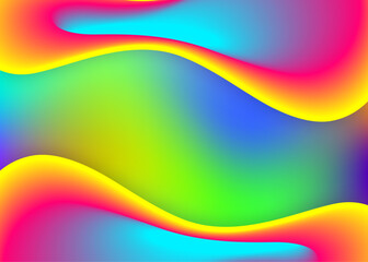 Liquid fluid background with dynamic elements and shapes.