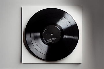black vinyl disc