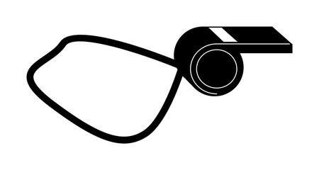 whistle icon illustration design art