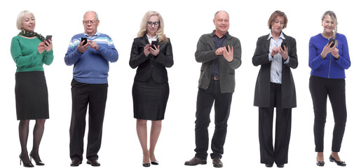 a group of people hold a phone in their hand and look into the phone