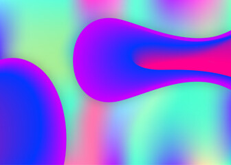 Fluid dynamic background with liquid shapes and elements.