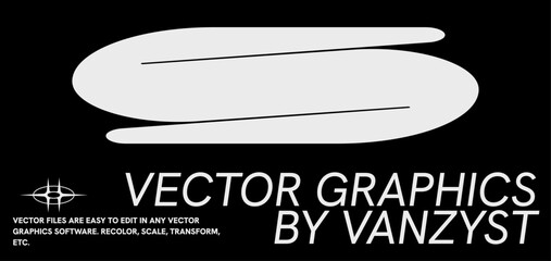 Universal Geometric Shape, Bright Bold Element For Graphic Design