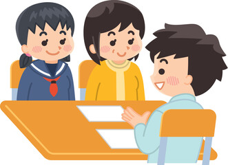 三者面談　家庭訪問　進路相談