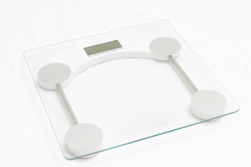 kitchen scales isolated on white background