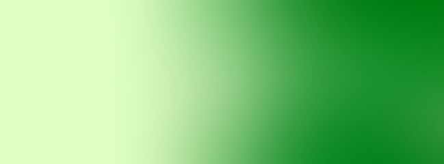 green gradient background. Natural concept. Long banner.