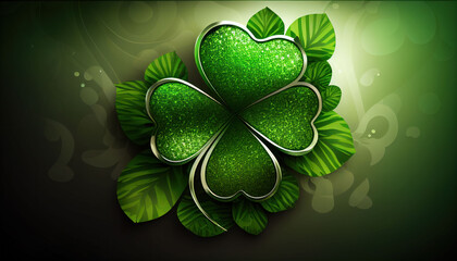 St Patrick's Day, Irish Background Generative AI