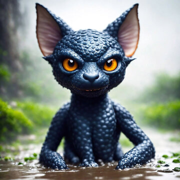  River imp created with Generative AI.