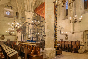 Old-New Synagogue's interior, Prague