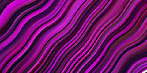 Light Pink vector background with lines.