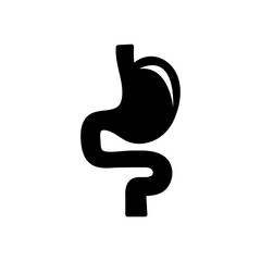 Stomach Icon Symbol trendy style illustration on white background