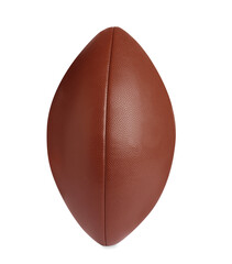 Leather American football ball isolated on white