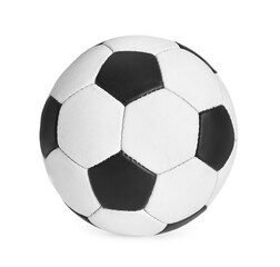 Fototapeta premium Soccer ball on white background. Football equipment