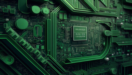 Fototapeta premium electronic circuit board