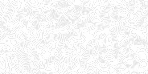Topographic map. Geographic mountain relief. Abstract lines background. Contour maps. Vector illustration, Topo contour map on white background, Topographic contour lines vector map seamless pattern.