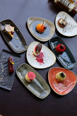 table setting at restaurant