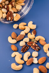 nuts on a table