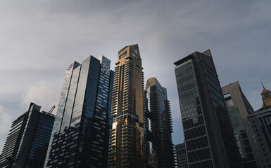 Obraz premium CBD Skyline