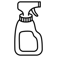 spray bottle icon illustration 