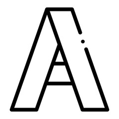 letter a icon