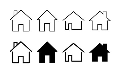 House icon vector for web and mobile app. Home sign and symbol