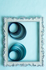 ボタン, アイコン, ベクター, フレーム, デザイン, 円, サッカー, シンボル, メタル, イラスト, ウェブ, サイン, 写真, 円形, 空白, テクノロジー, つやつやした, 青, グラス, ランス, フラグ, 文科系, 3d, テンプレート, 成分