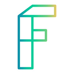letter f icon