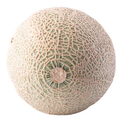 cantaloupe melon isolated on a transparent background