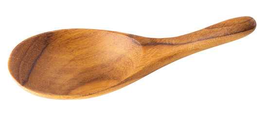 Wooden Spoon isolated on a transparent background.