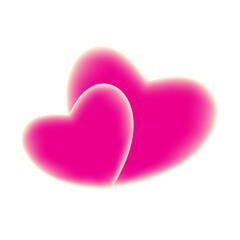 Realistic 3d design icon heart symbol love