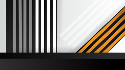 Modern black white and brown geometric background